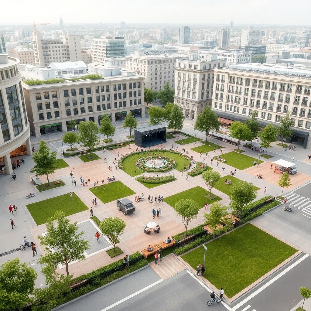 Инновационные муниципальные площади мировых городов: лучшие современные решения