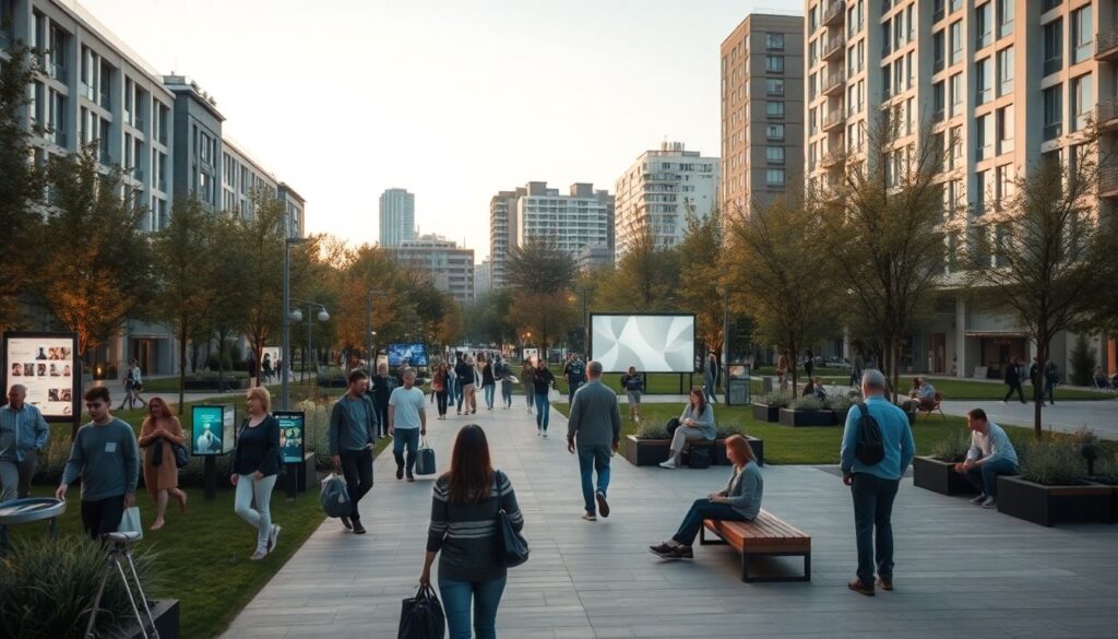 Общественные пространства и цифровизация: Wi-Fi, интерактив - иллюстрация