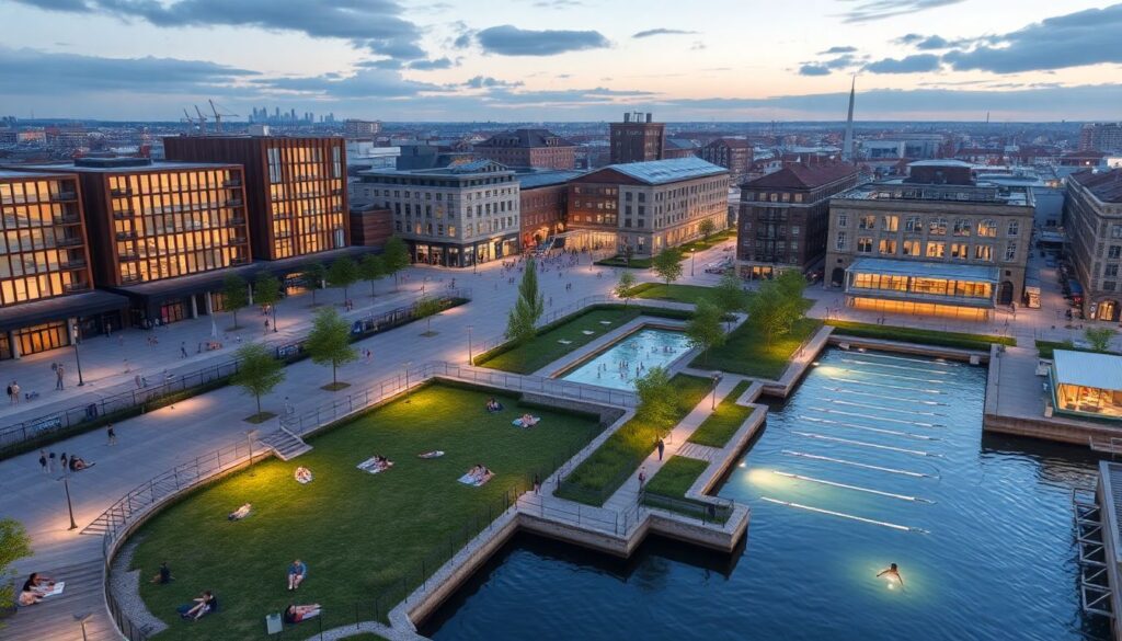 Изменение облика набережной города: проекты и цели - иллюстрация