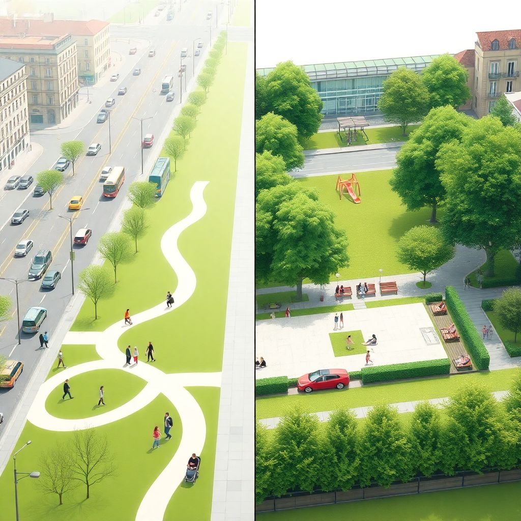 Управление шумом в городском парке и на площади: эффективные решения