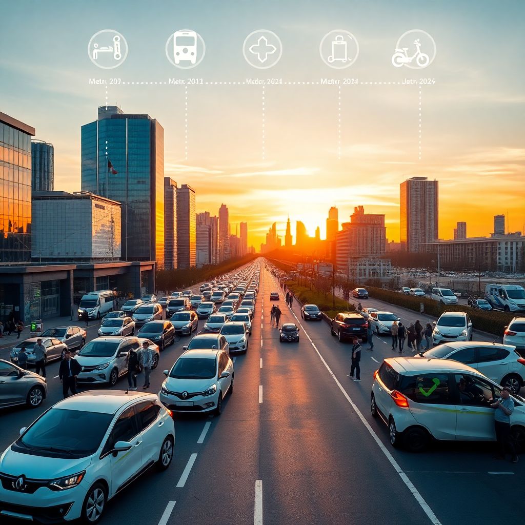 Городская мобильность: как сервисы каршеринга меняют транспорт и привычки