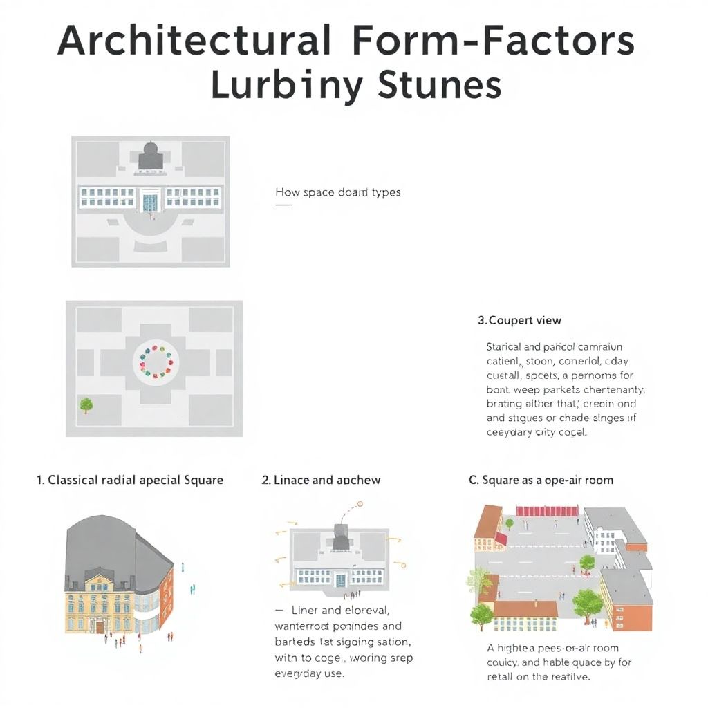 Архитектурные образцы для площадей: форм-факторы и современные решения