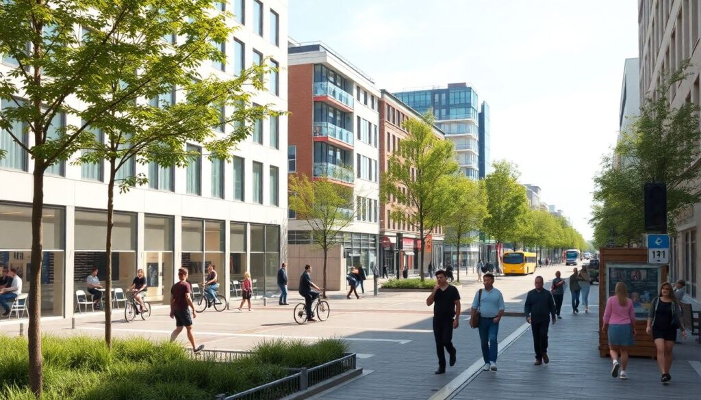 Уроки пандемии: схемы зонирования для безопасных улиц - иллюстрация