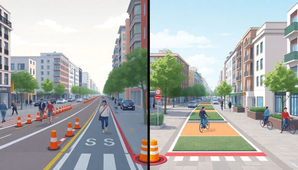 Уроки пандемии: схемы зонирования для безопасных улиц - иллюстрация