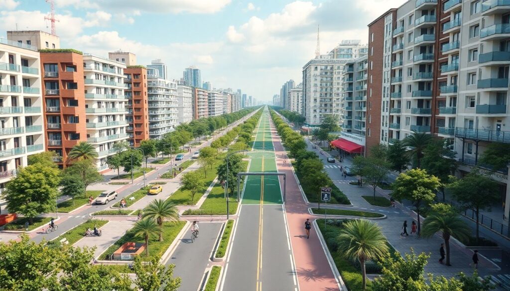 Городская инфраструктура для активного отдыха жителей - иллюстрация