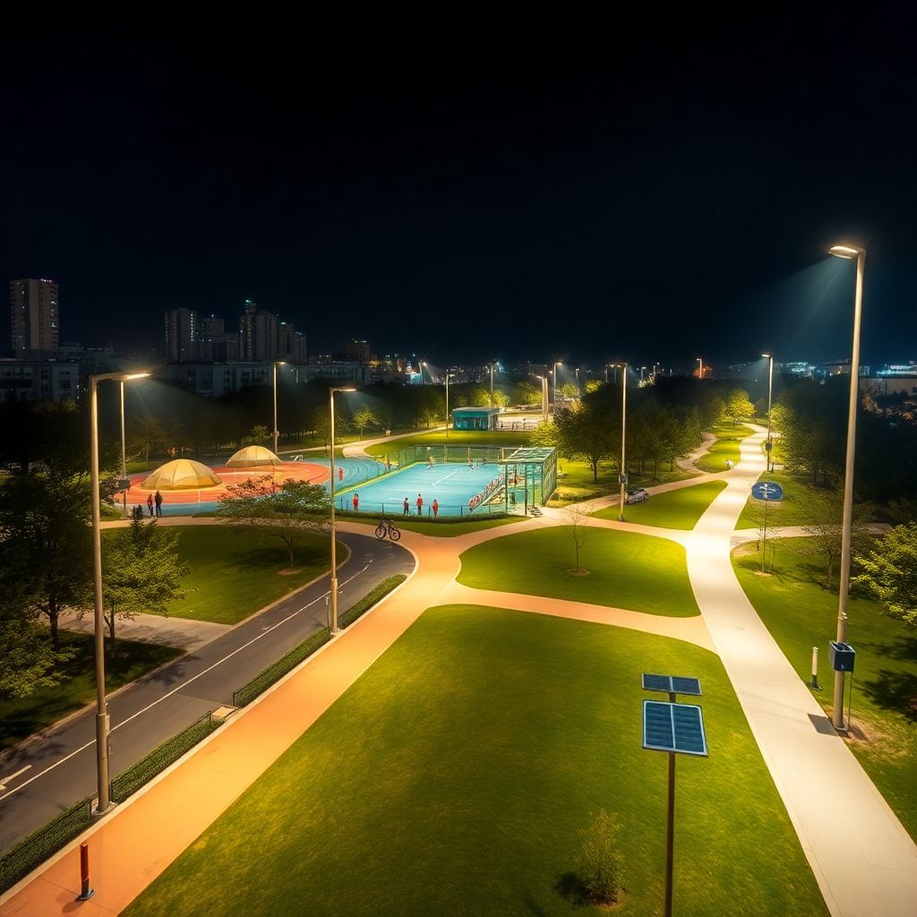 Энергосбережение в парках и на городских площадках: решения для города