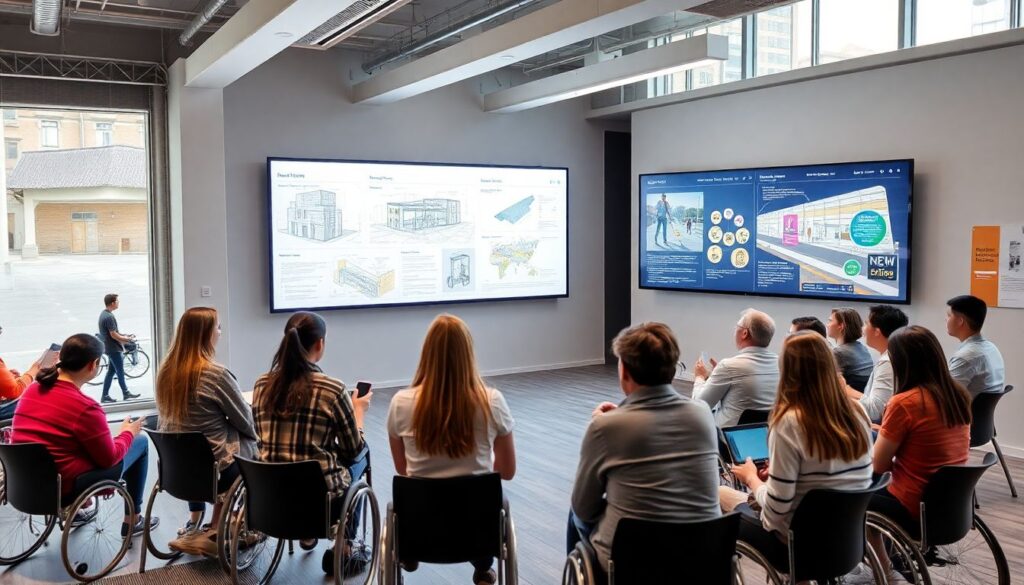 Безбарьерная архитектура: доступность в общественных пространствах - иллюстрация