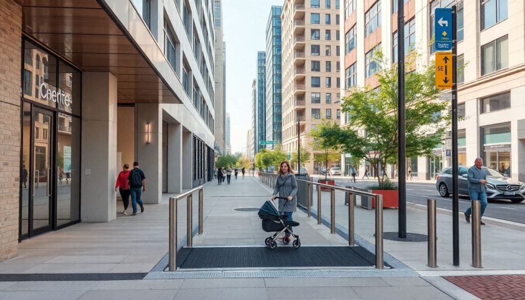 Безбарьерная архитектура: доступность в общественных пространствах - иллюстрация