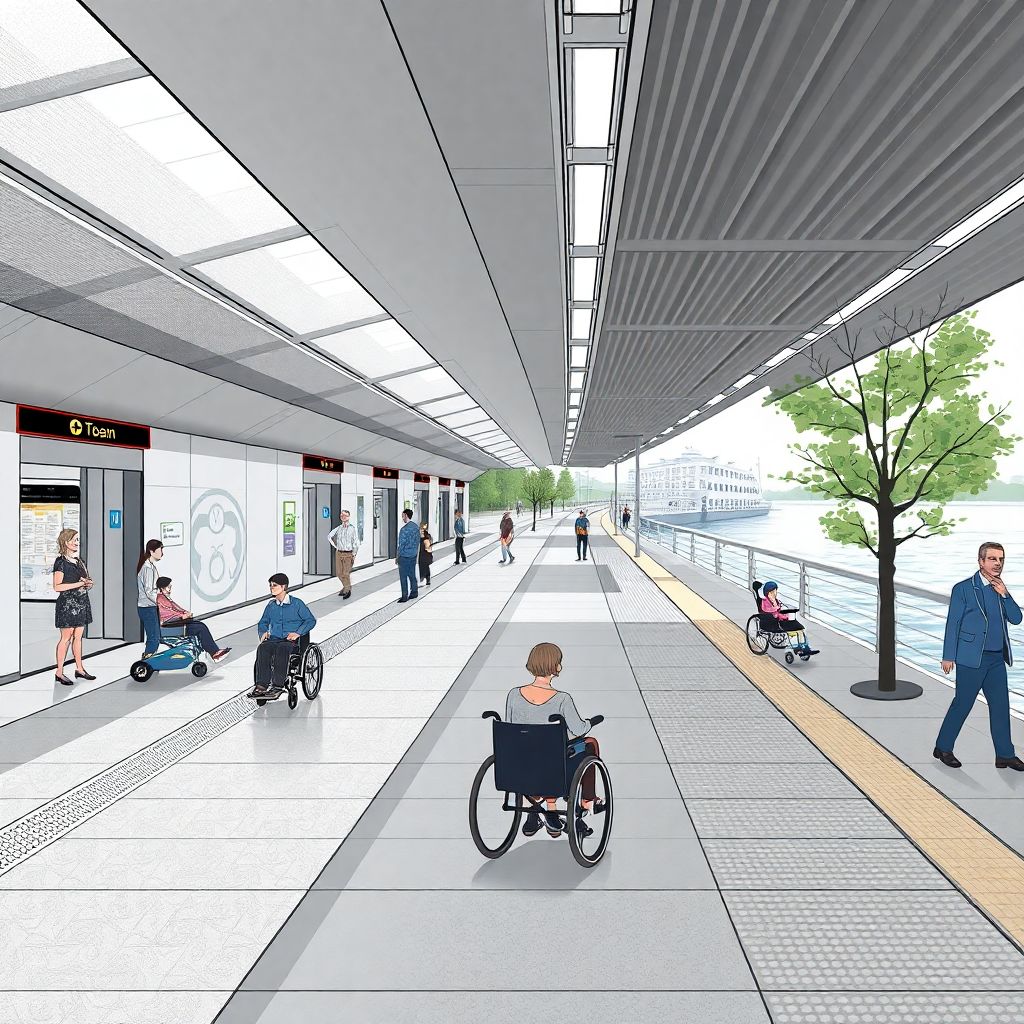 Безбарьерная архитектура и доступность в общественных пространствах города