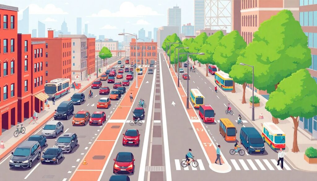 Парковочная политика и ее влияние на городскую жизнь - иллюстрация