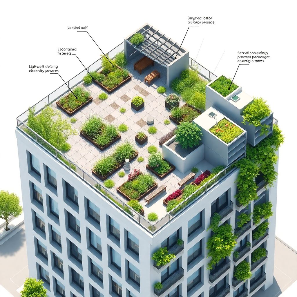 Городские сады на крышах и фасадах: новые горизонты городской экосистемы