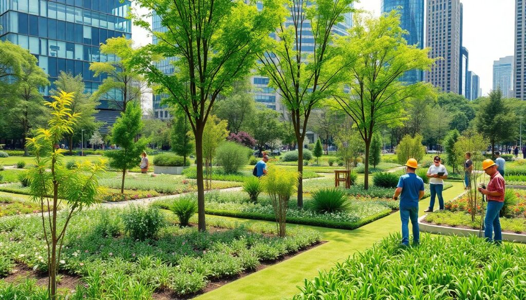 Городская экология: биоразнообразие в парках - иллюстрация