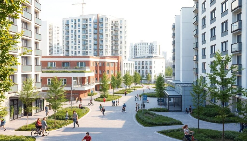 Микрорайоны и новые публичные пространства: как строят кварталы - иллюстрация