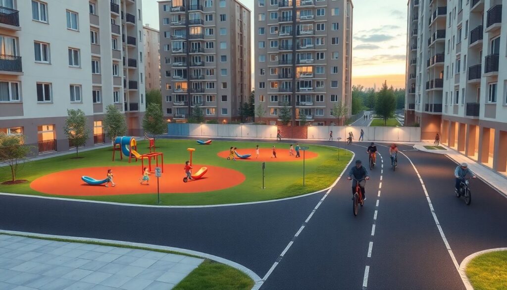 Городские пространства для детей: безопасные и обучающие площадки - иллюстрация