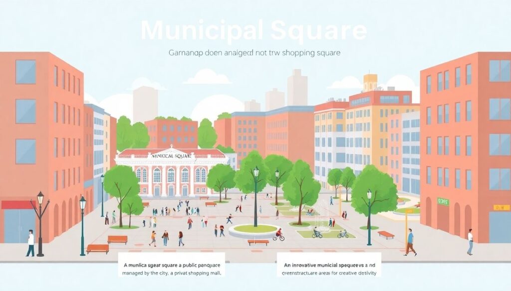 Инновационные муниципальные площади: примеры мировых городов - иллюстрация