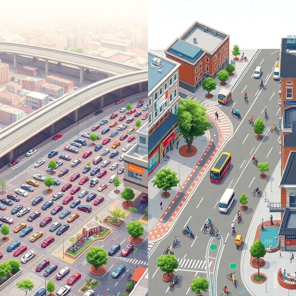 Устойчивый транспорт как драйвер городской трансформации и развития среды